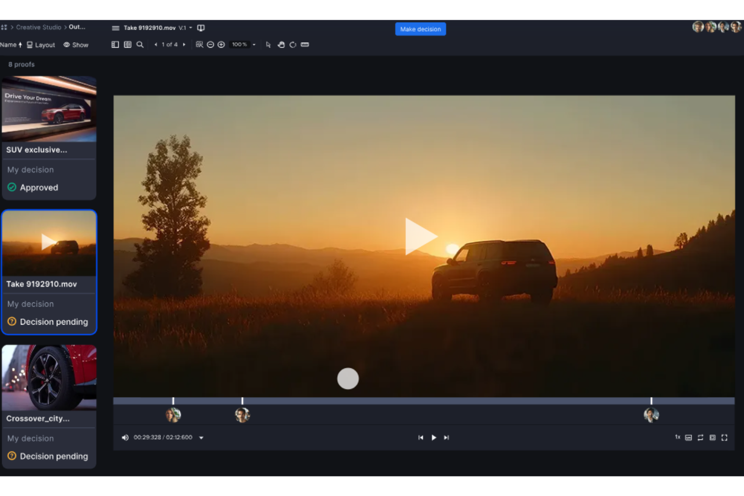 Ziflow screenshot - 20 meilleurs logiciels de gestion de projet pour la production vidéo