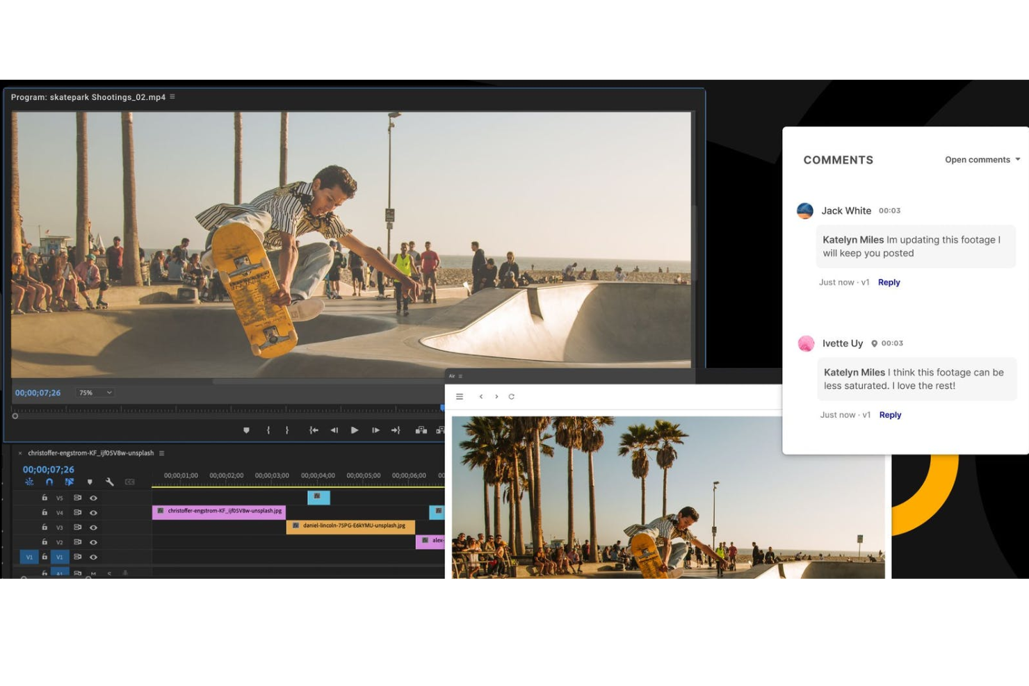 Air screenshot - 20 Mejores Programas de Gestión de Activos Digitales para Video 2026