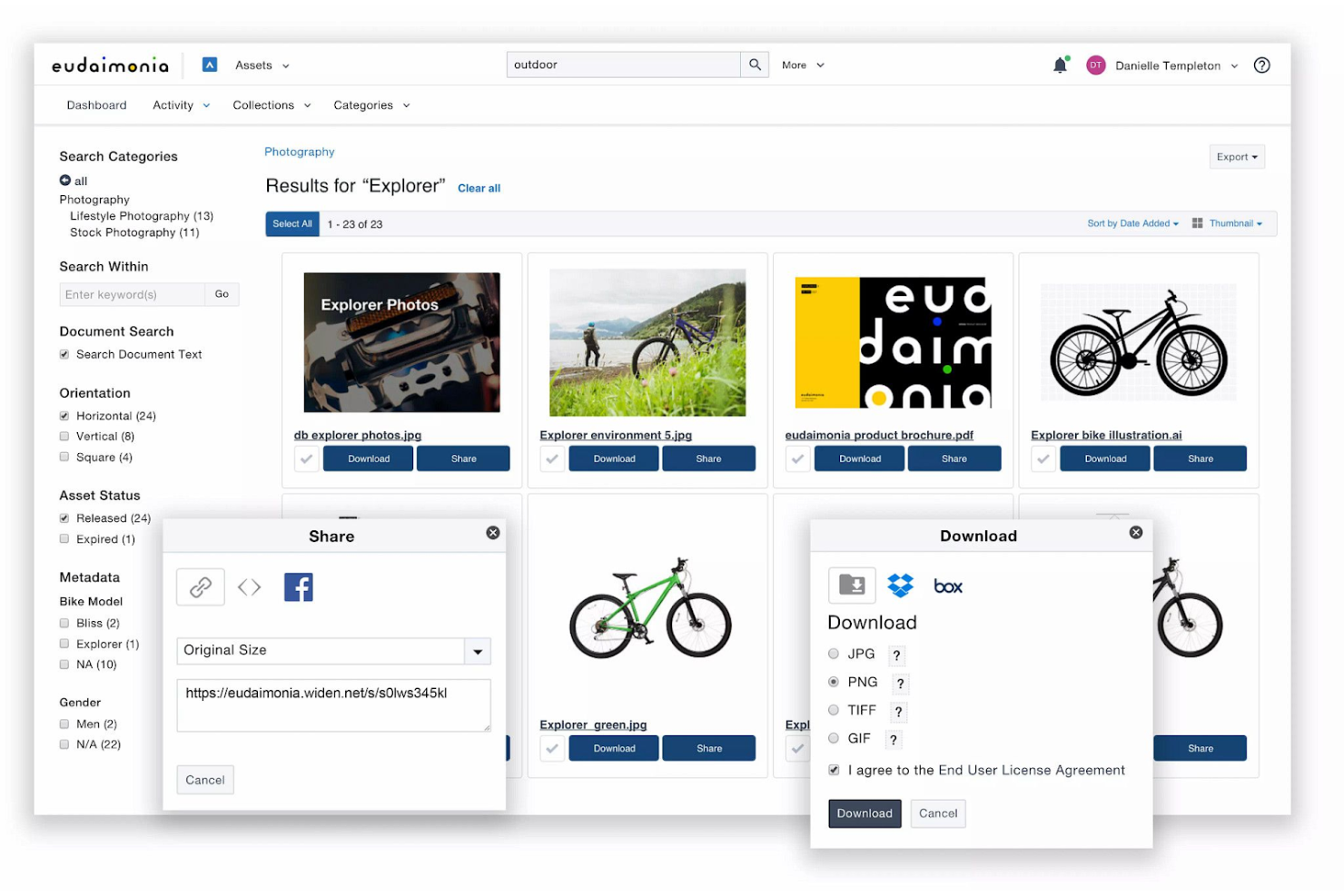 Acquia DAM (Widen) screenshot - Los 10 mejores programas de gestión de activos digitales para organizaciones sin fines de lucro analizados en 2026