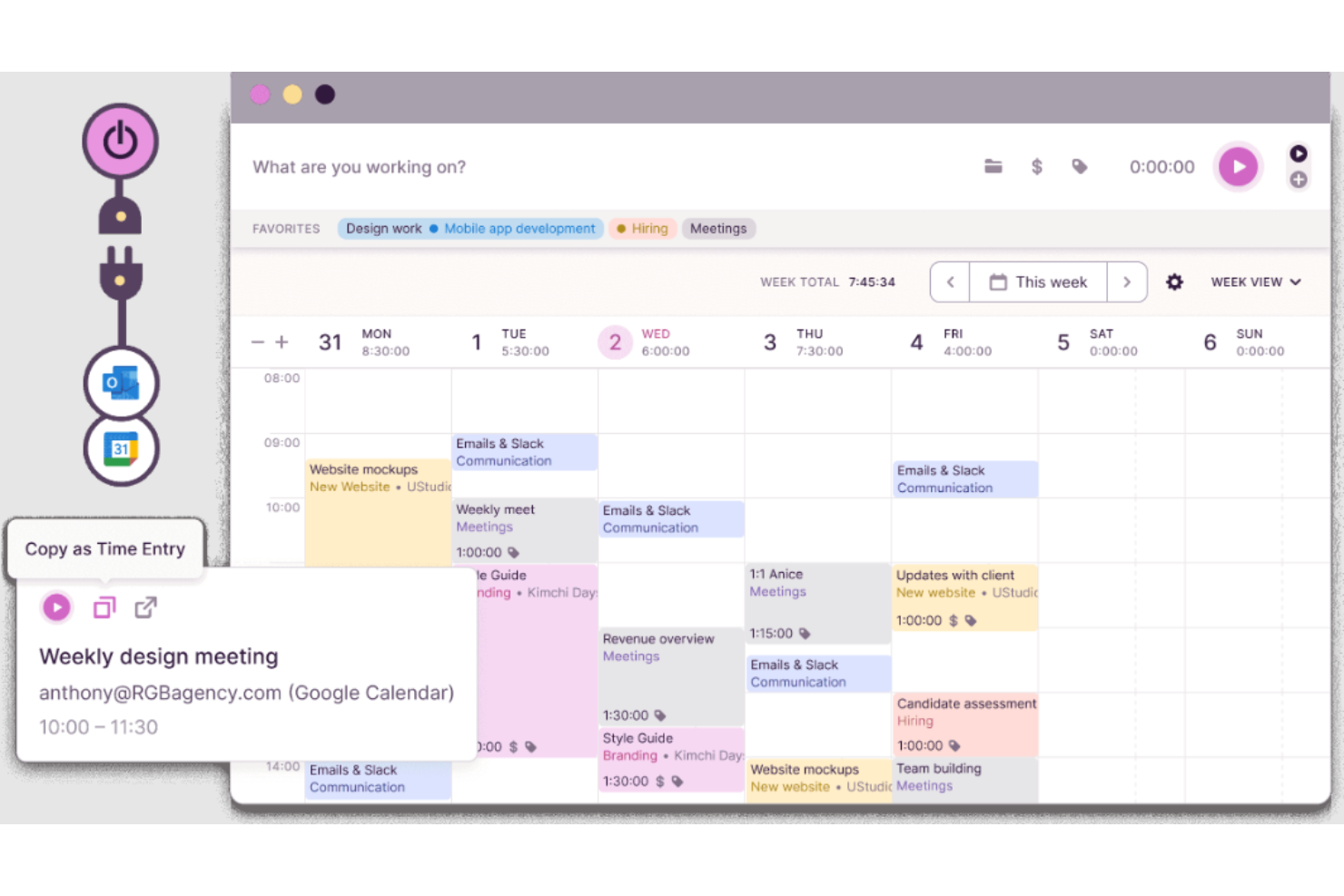Toggl Track screenshot - 20 meilleures alternatives à ClickTime évaluées en 2026