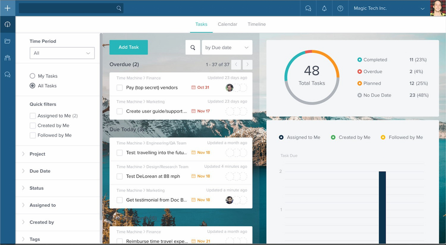 Taskworld screenshot - 20 Mejores Alternativas a Productive Analizadas en 2026