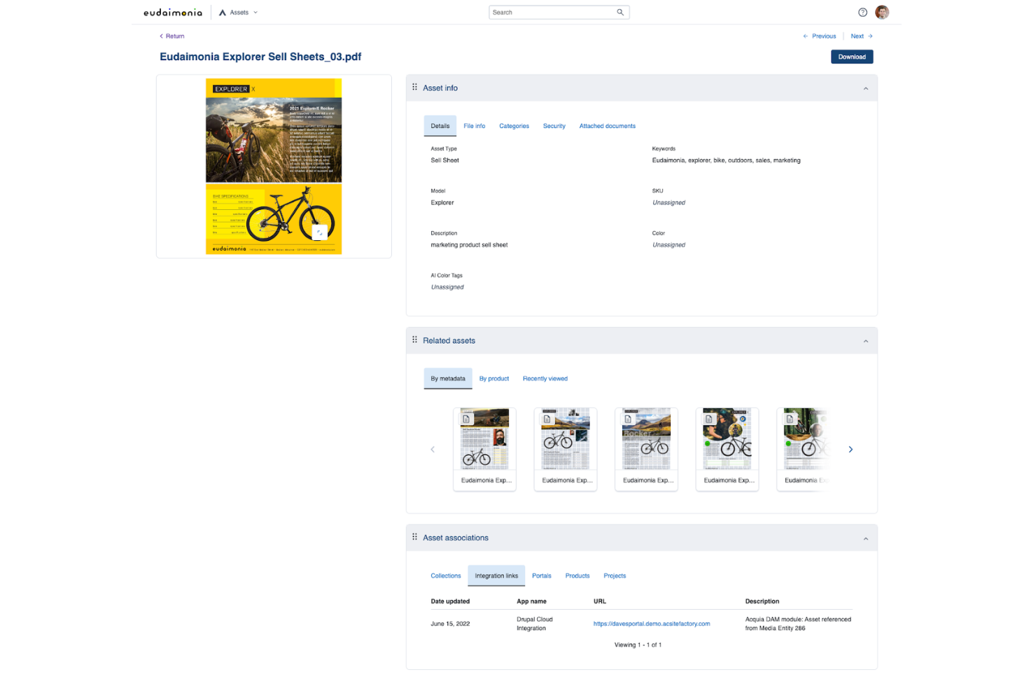 Acquia DAM (Widen) screenshot - 10 beste Bynder-Alternativen im Jahr 2026