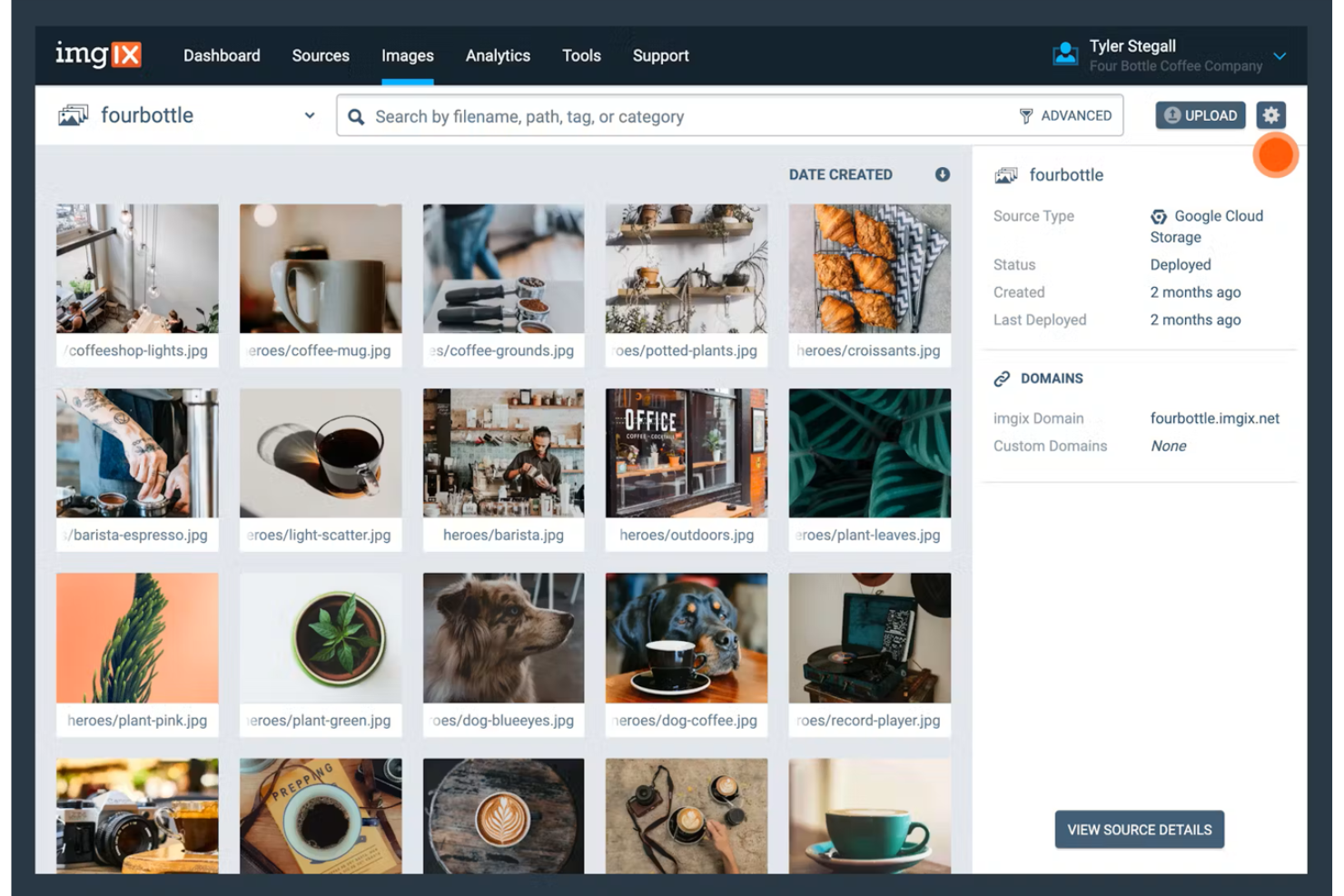 Imgix screenshot - 10 meilleures alternatives à Cloudinary pour 2026