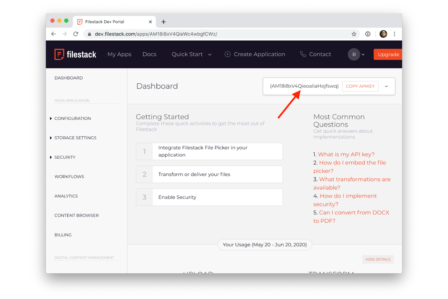 Filestack screenshot - Las 10 mejores alternativas a Cloudinary para 2026