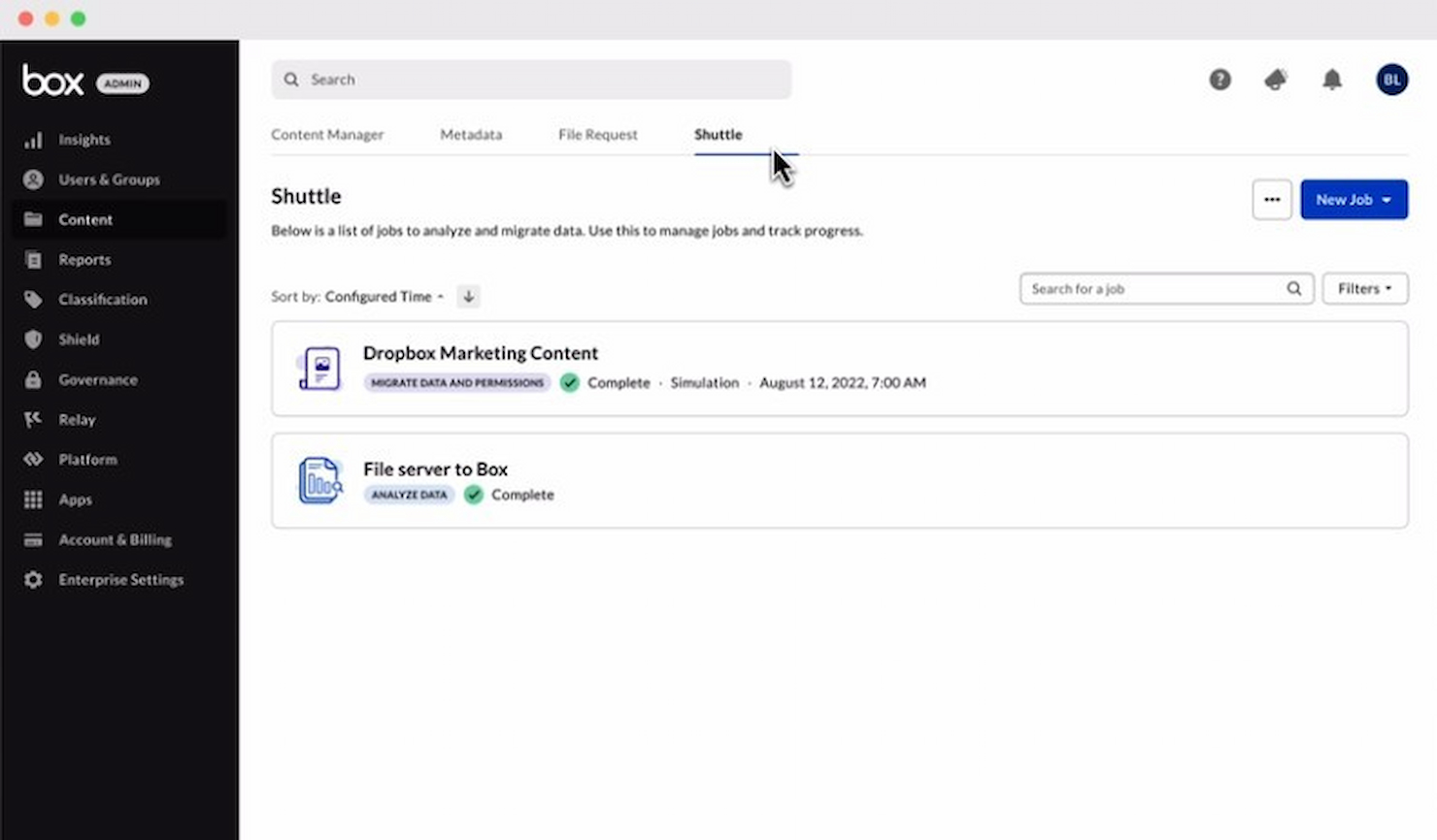 Box screenshot - 20 Software de Gestión de Proyectos para Organizaciones sin Fines de Lucro en 2026