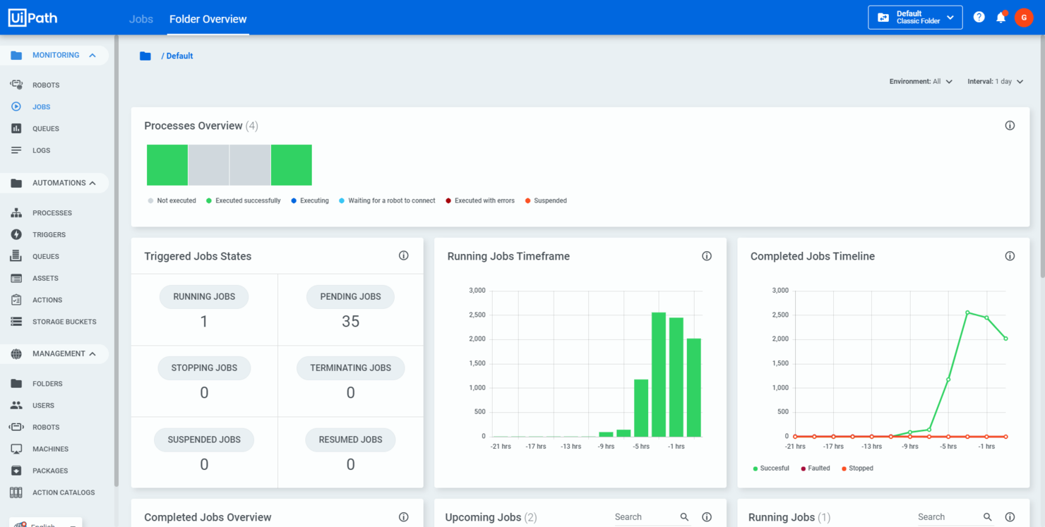 UiPath screenshot - 10 meilleurs logiciels d’automatisation des processus examinés en 2026