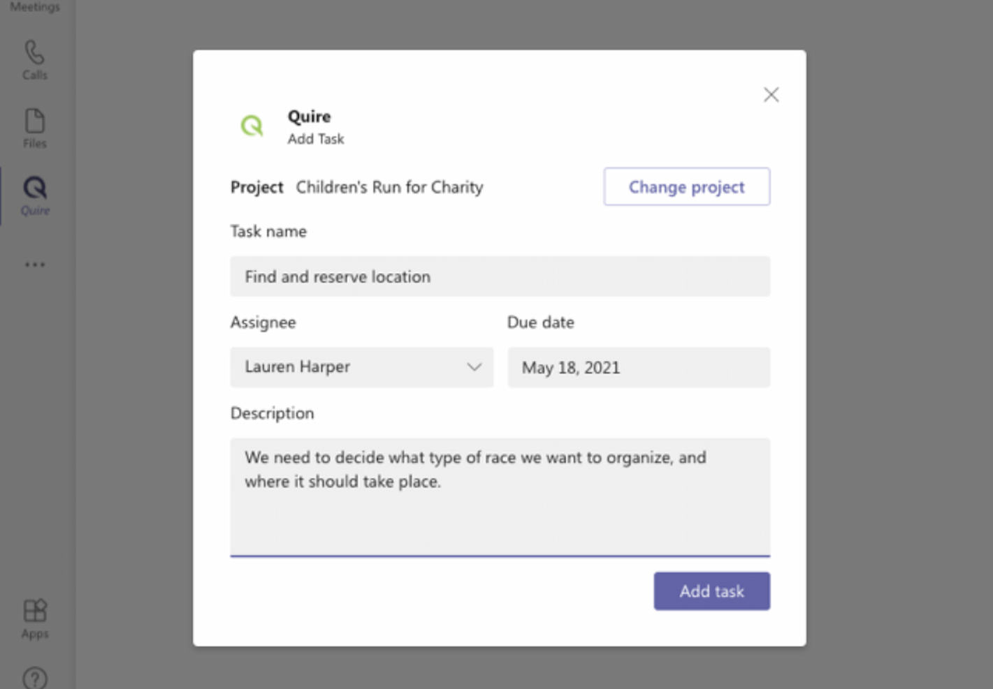 Quire screenshot - 16 Mejores Herramientas de Gestión de Proyectos Integradas con Microsoft Teams