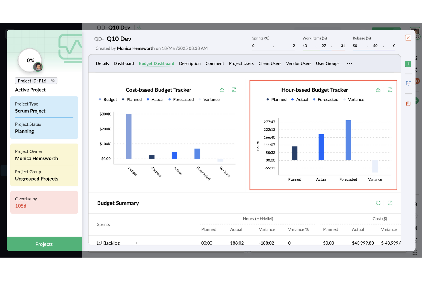 Zoho Projects screenshot - 24 Beste Projektbudget-Software im Test 2026