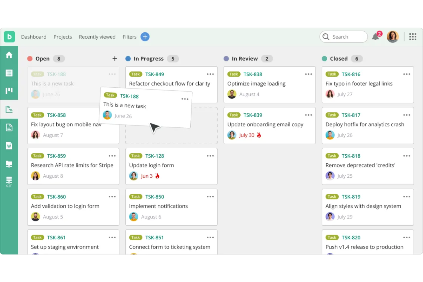 Backlog screenshot - 20 Mejores Alternativas a Jira de 2026