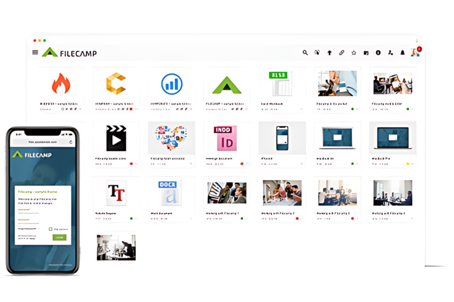 Filecamp screenshot - Los 20 mejores software DAM para universidades analizados en 2026