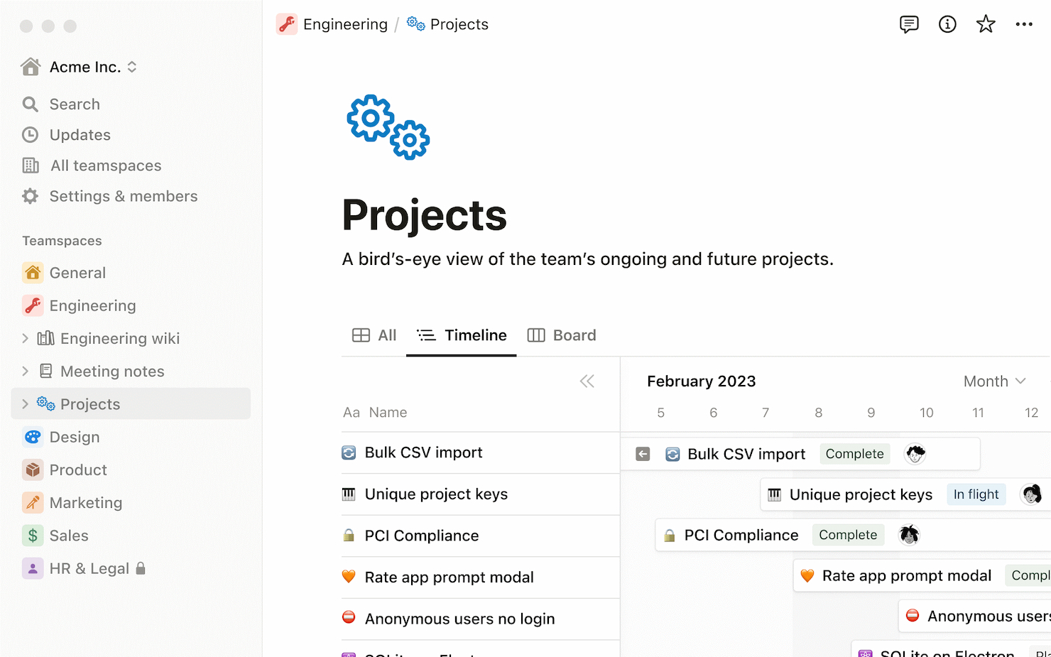 Notion screenshot - 29 Mejores Alternativas a Workfront Revisadas en 2026