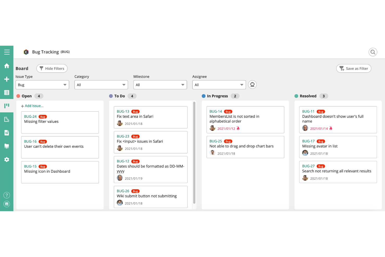 Backlog screenshot - 10 Mejores Software de Gestión de Tareas en Equipo Analizados en 2026