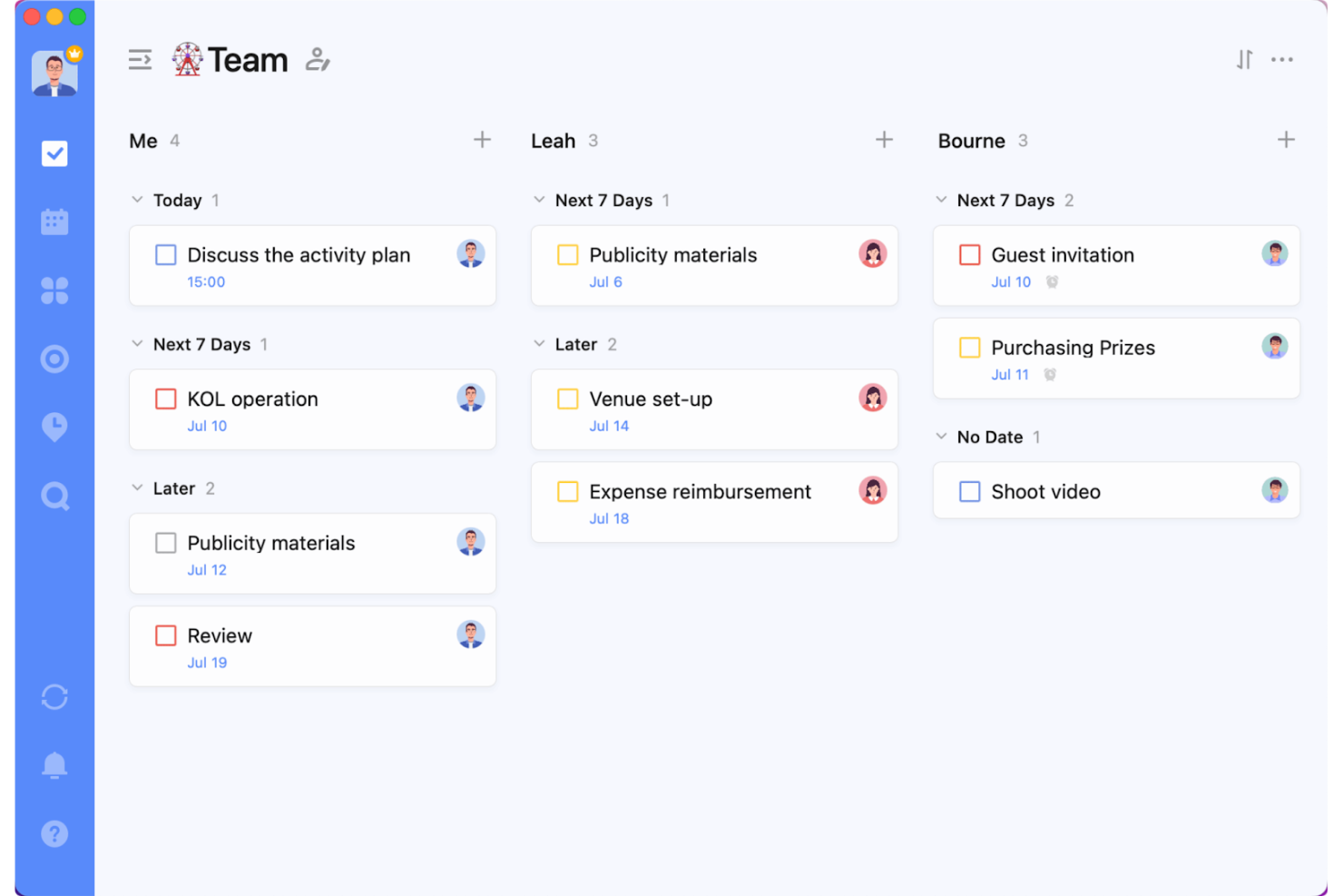 TickTick screenshot - 10 meilleures applications de listes de tâches passées en revue en 2026