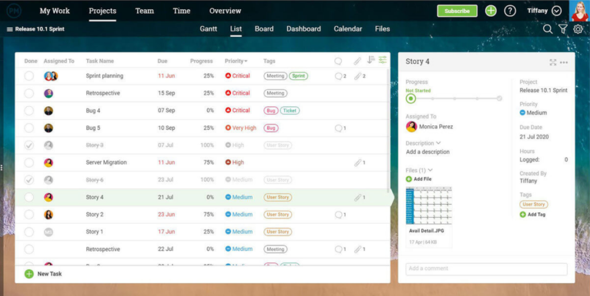 ProjectManager screenshot - 10 meilleurs logiciels de gestion de projet pour les ingénieurs en 2026