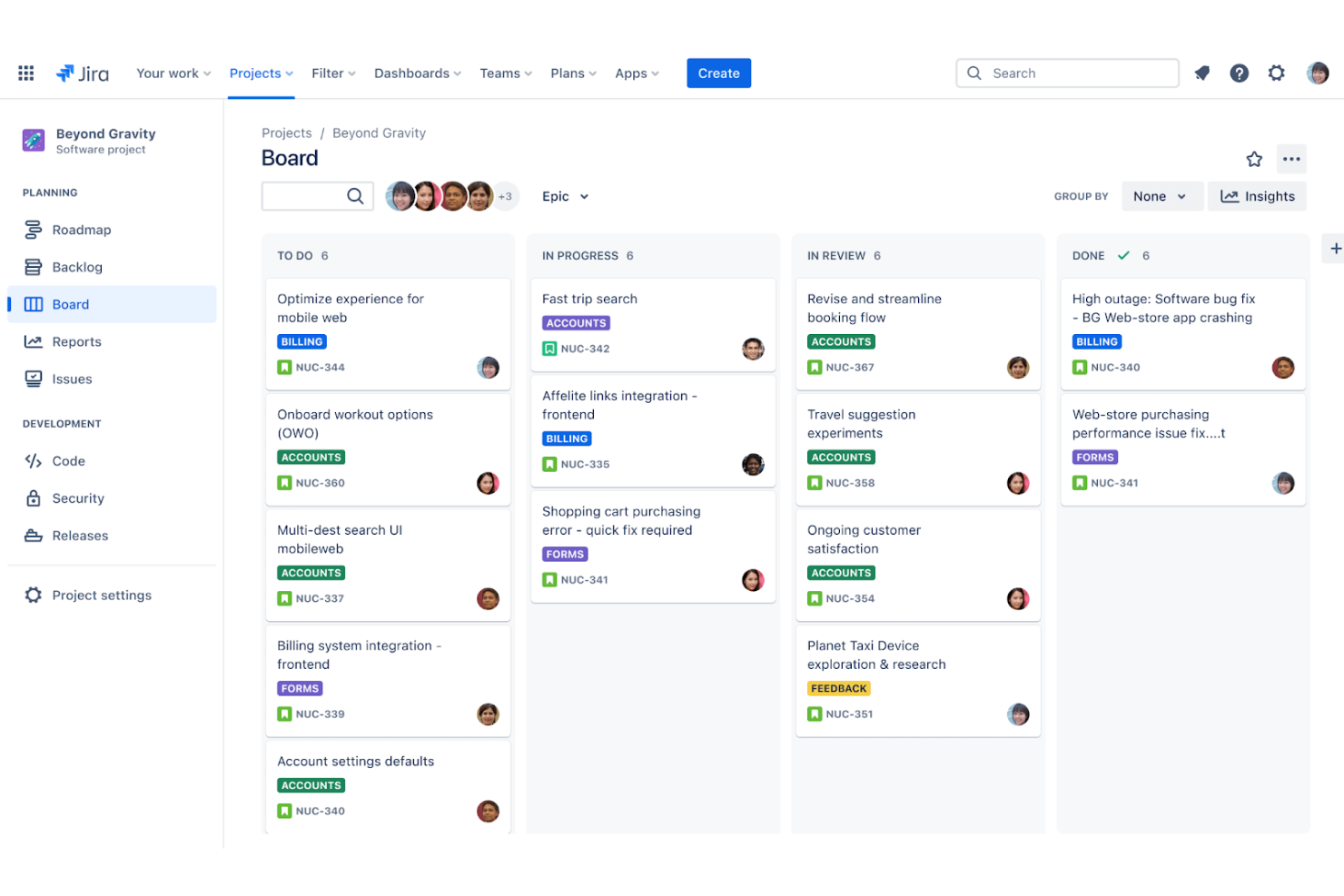 Jira screenshot - 20 Meilleurs Logiciels d’Automatisation des Tâches pour 2026