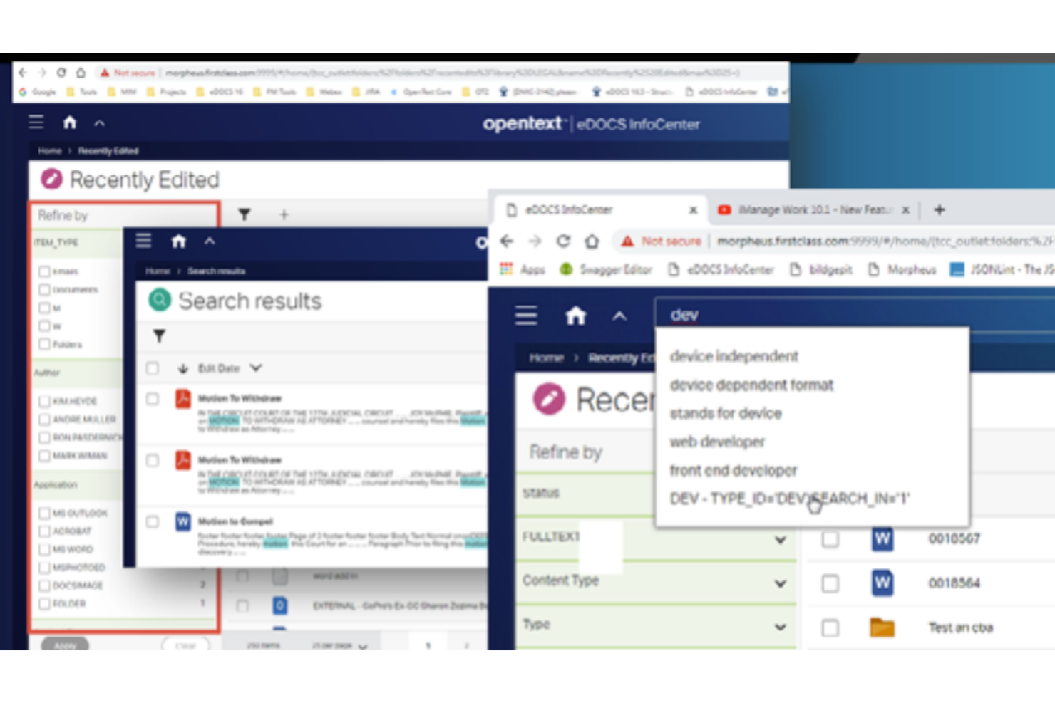 OpenText screenshot - 10 Mejores Sistemas de Gestión Documental Empresarial para 2026
