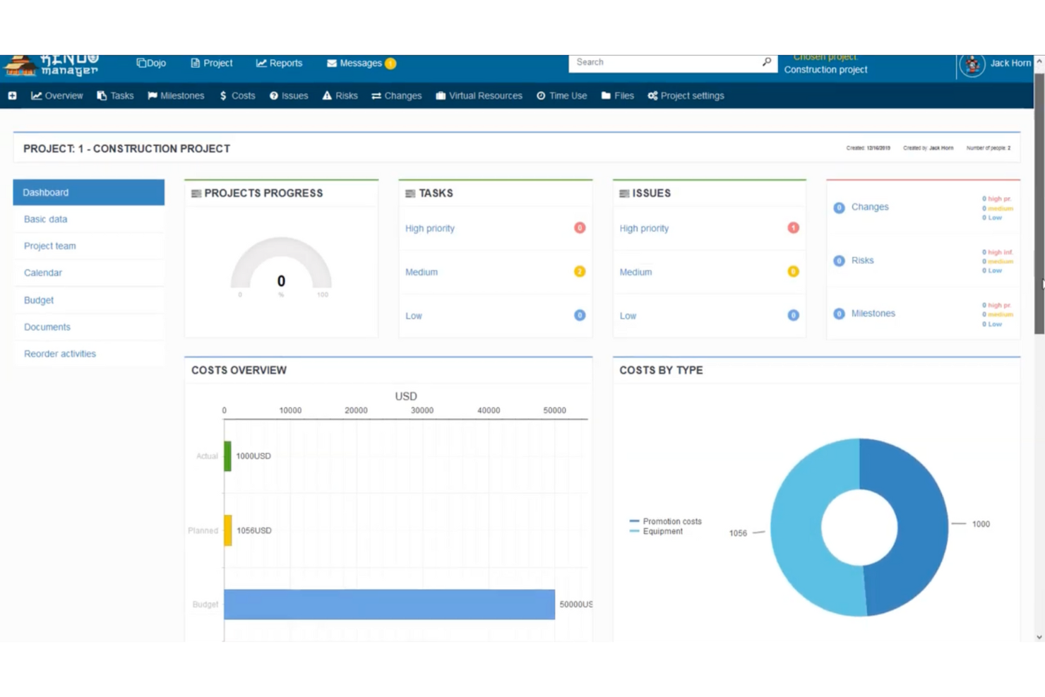 Kendo Manager screenshot - 10 Mejores Software de Gestión de Proyectos On-Premise para 2026