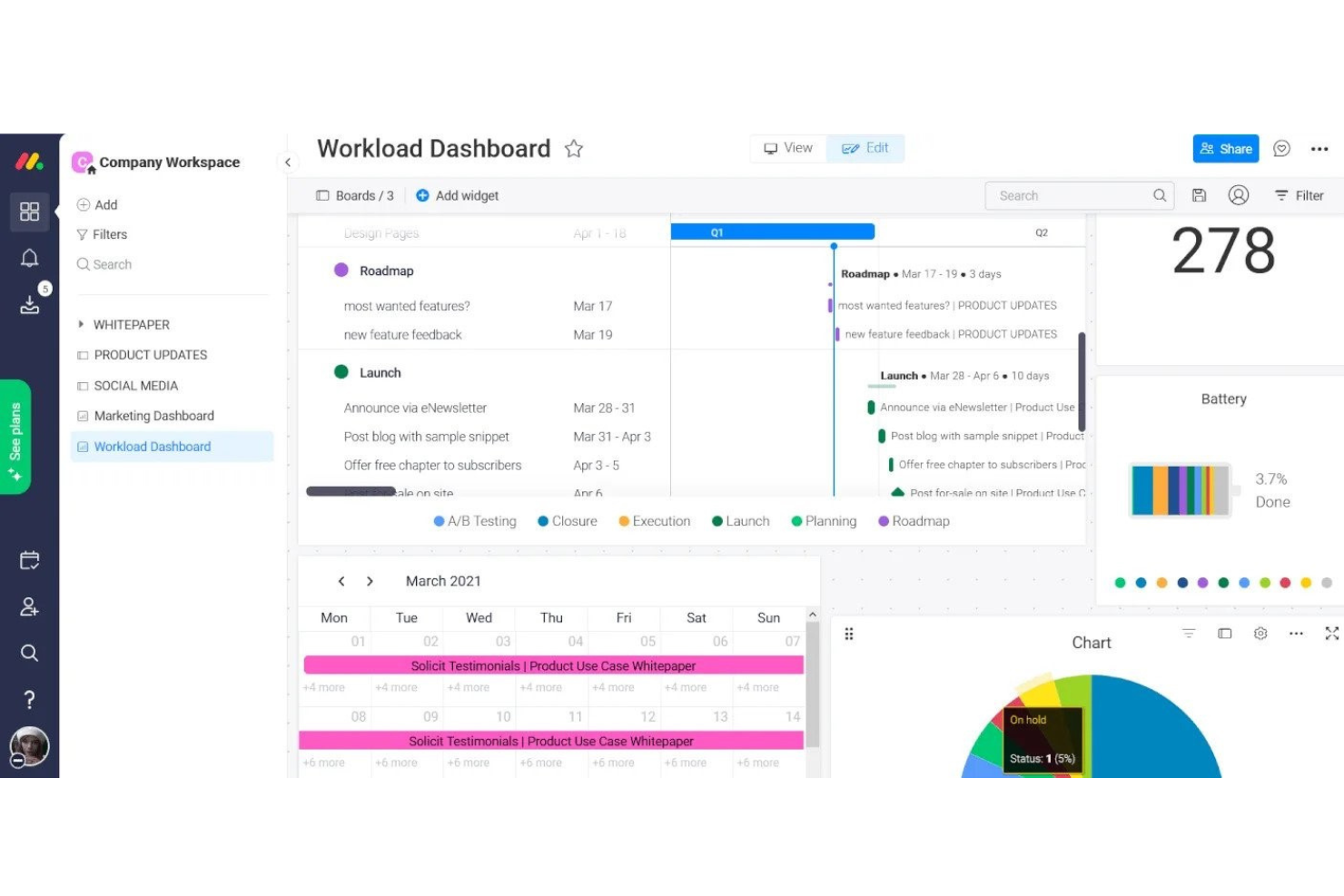 monday AI Work Platform screenshot - 30 Mejores Software de Gestión de Recursos Empresariales para 2026