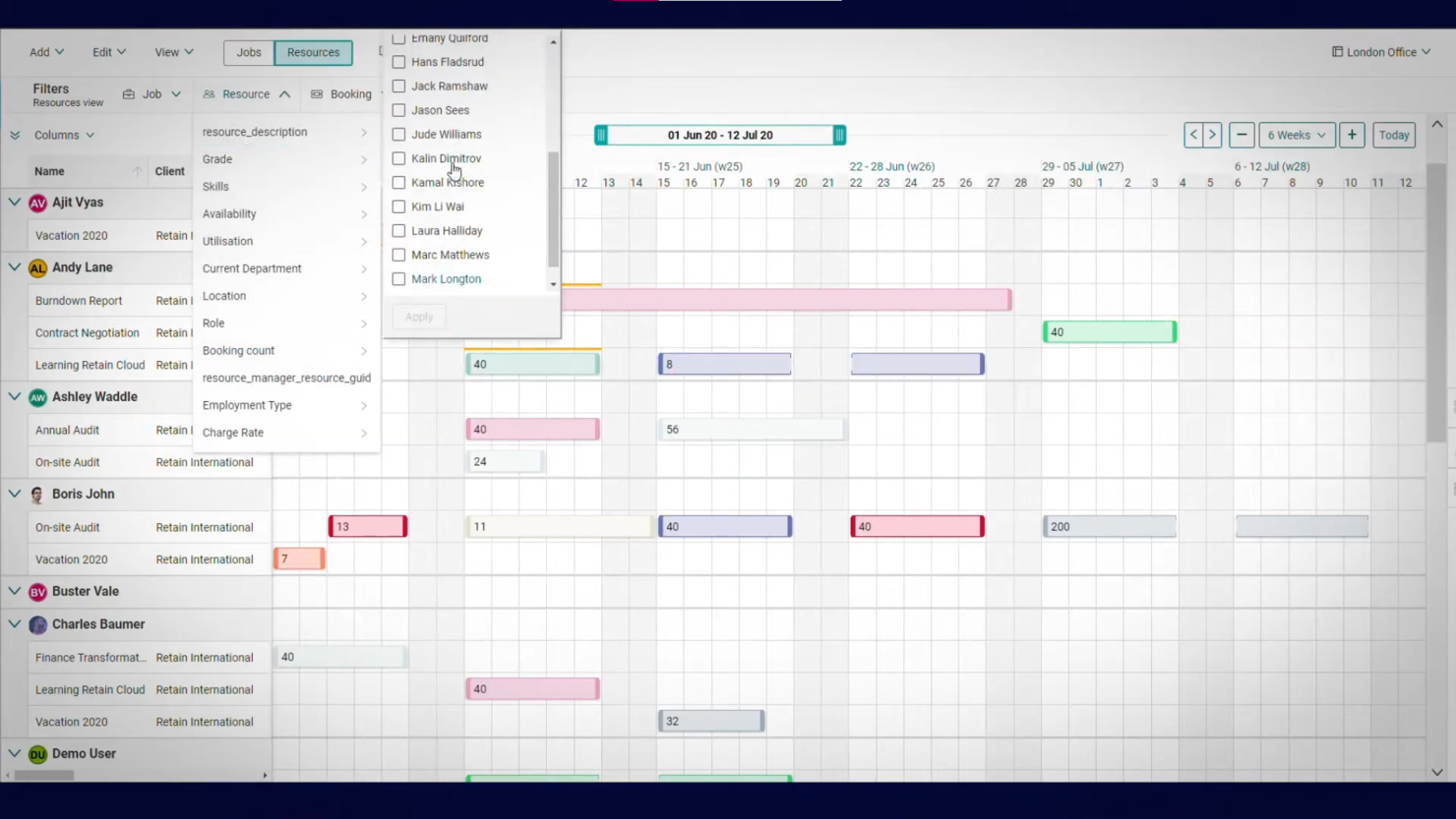 Retain screenshot - 10 Meilleurs Logiciels de Gestion des Ressources en 2026 (10+ Testés)
