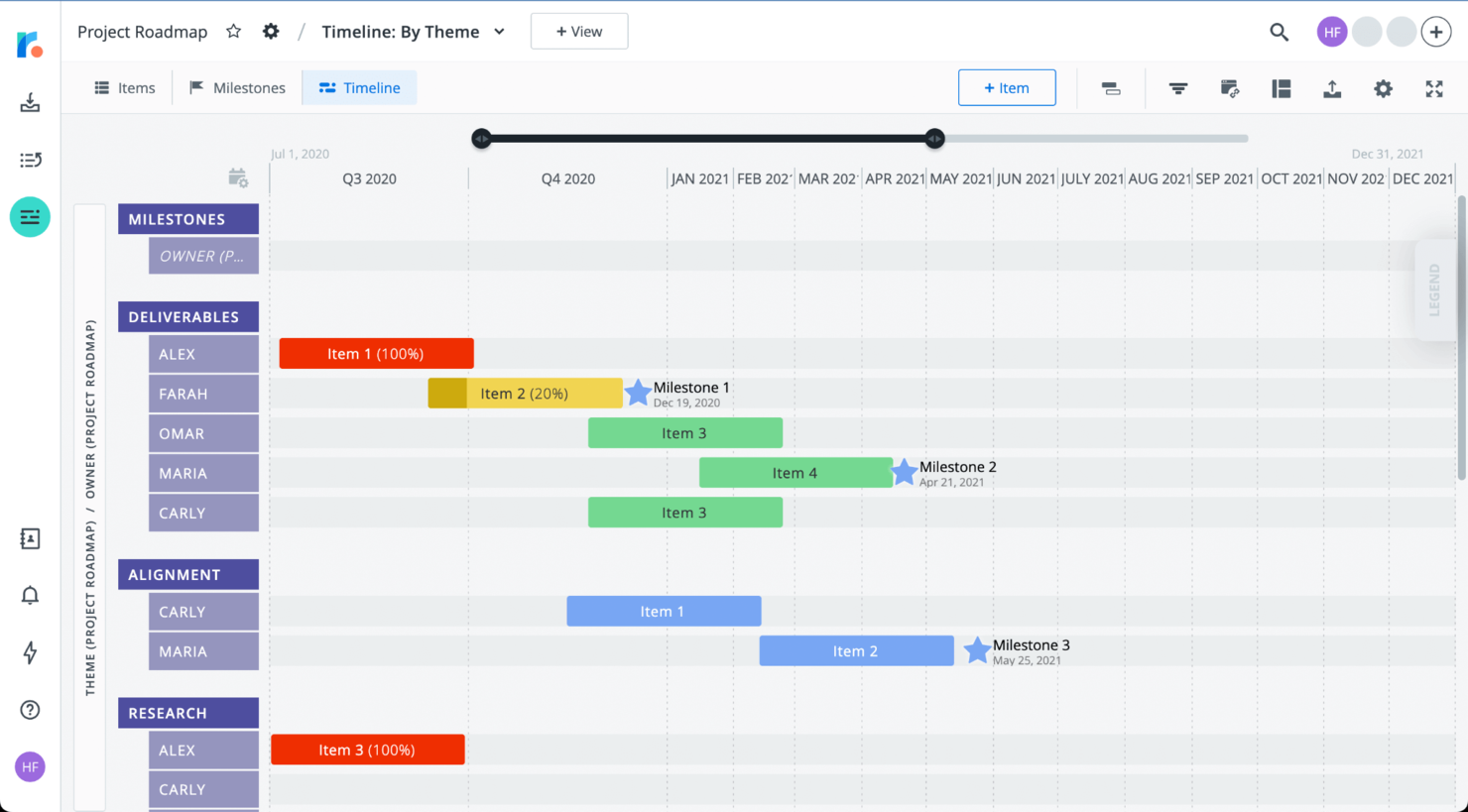 Roadmunk screenshot - 10 Mejores Software de Roadmap de Proyectos para Estrategizar en 2026