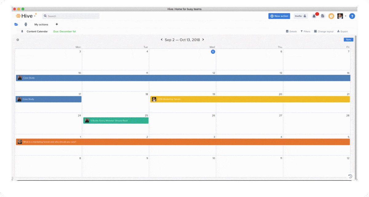 Hive screenshot - 10 Meilleurs Outils de Gestion de Portefeuille de Projets (PPM) en 2026