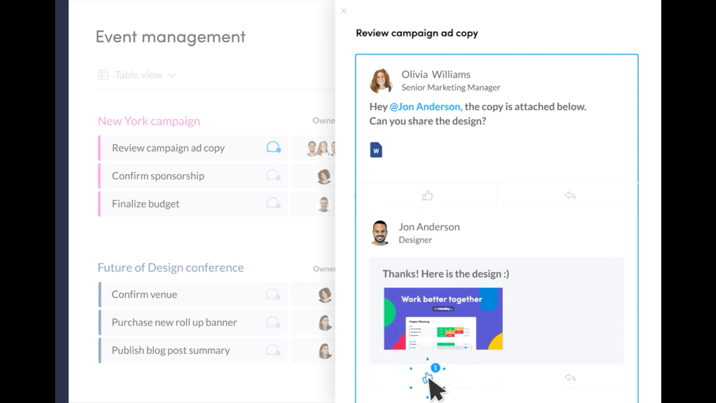 monday.com screenshot - 29 Mejores Programas Gratuitos de Flujos de Trabajo para Pequeños Equipos en 2026