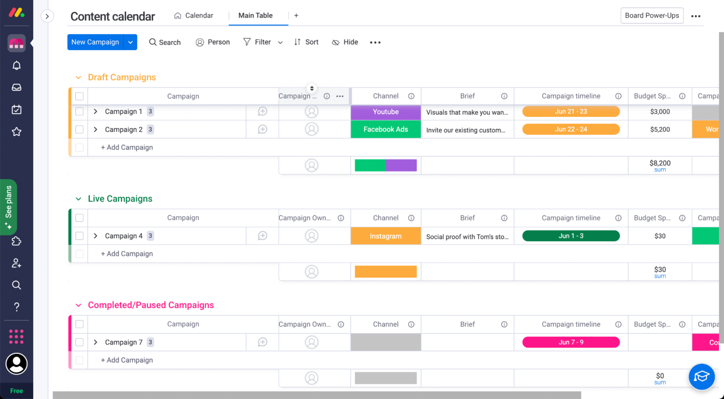 monday.com screenshot - 20 Meilleurs Logiciels de Gestion du Travail en Entreprise pour 2026