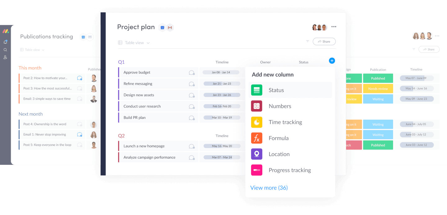 monday.com screenshot - 10 Meilleurs Logiciels De Gestion De Projets D’Entreprise En 2026