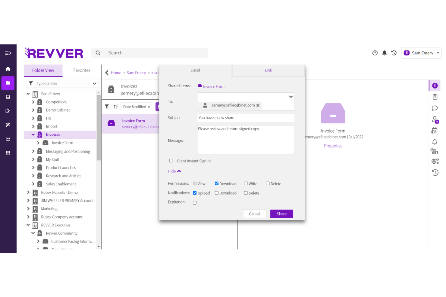 Revver screenshot - 10 Meilleurs Systèmes de Gestion Documentaire Analysés pour 2026