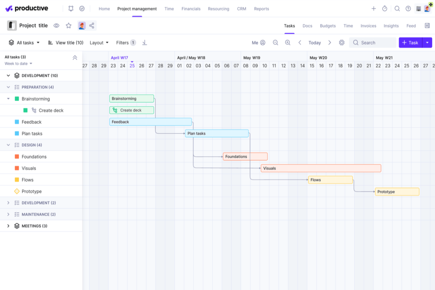 Productive screenshot - Ich habe 10 Aufgabenmanagement-Softwares ausprobiert: Das funktioniert im Jahr 2026