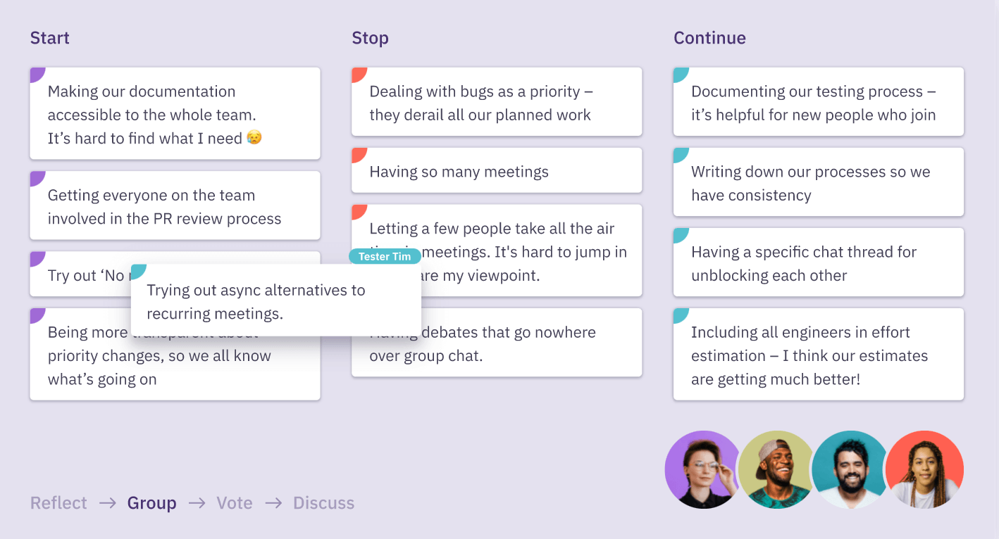 Parabol screenshot - Die 10 besten Scrum-Tools im Test und Vergleich für 2026