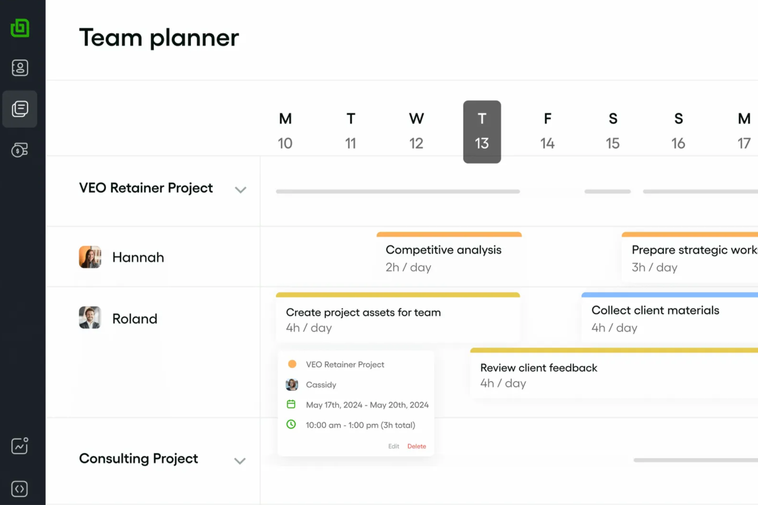 Bonsai Agency Software screenshot - 30 Meilleurs Outils de Gestion des Chronologies de Projet Pour Rester sur la Bonne Voie en 2026