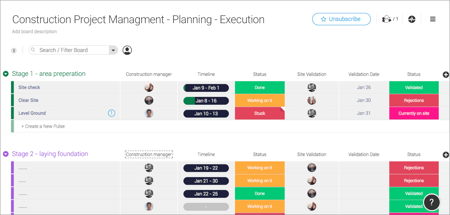 monday.com screenshot - 30 Meilleurs Outils de Gestion des Chronologies de Projet Pour Rester sur la Bonne Voie en 2026