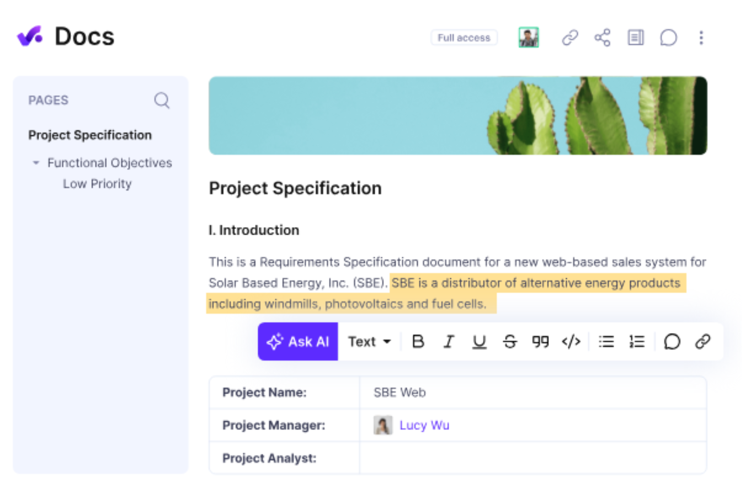 Productive screenshot - 10 meilleurs outils de collaboration en 2026 (plus de 10 testés)