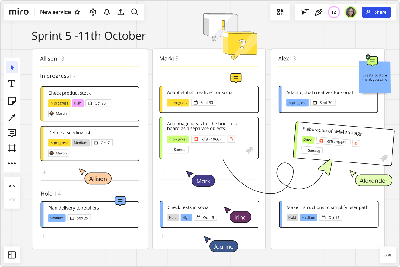 Miro screenshot - 10 Mejores Competidores y Alternativas a ClickUp: Reseñas en 2026