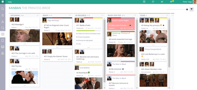 Taiga.io screenshot - 10 Meilleurs Outils Agiles en Ligne pour la Gestion de Projet en 2026