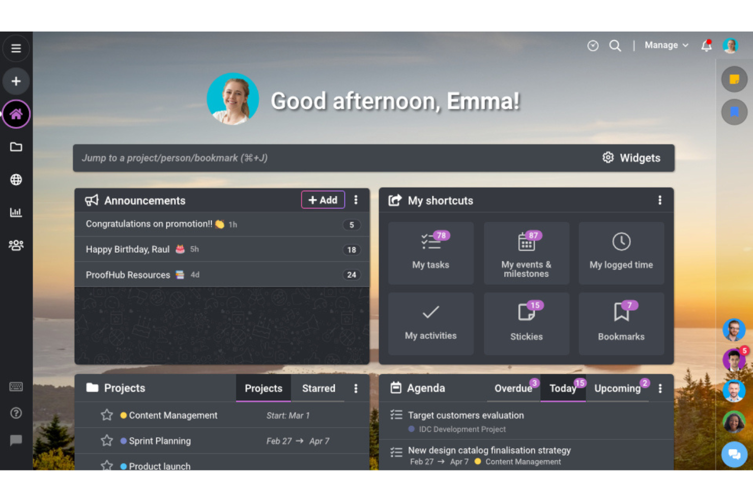 ProofHub screenshot - 10 Mejores Alternativas a Jira de 2026