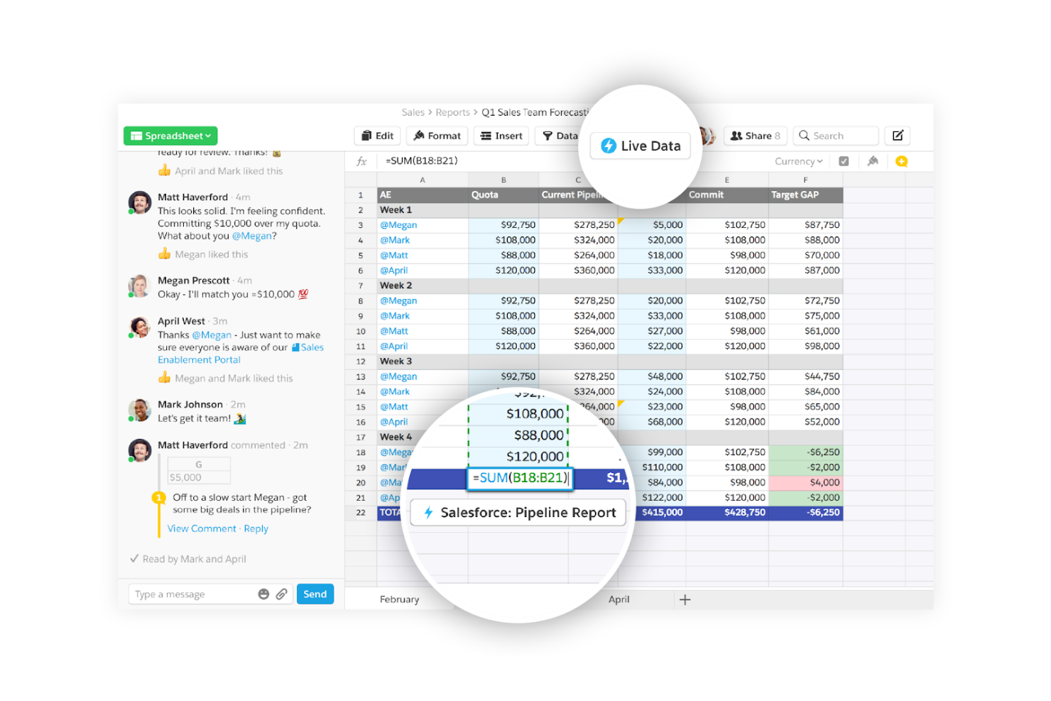 Quip screenshot - 10 meilleurs outils de collaboration en temps réel évalués en 2026