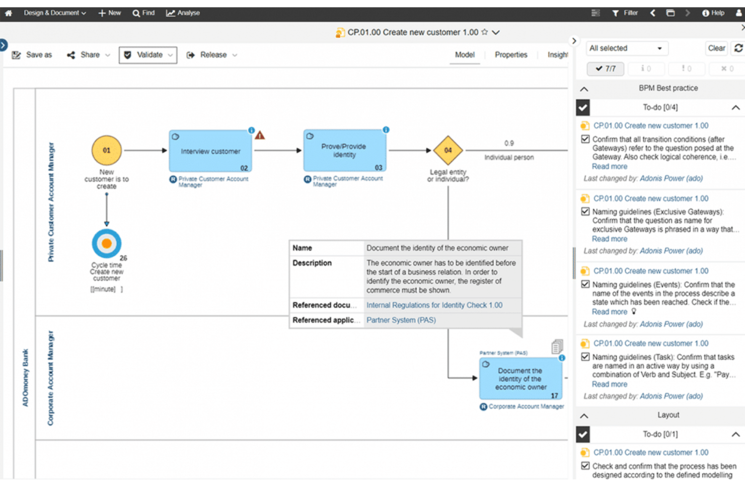 ADONIS:Community Edition screenshot - I 10 migliori software gratuiti di gestione dei processi aziendali nel 2026