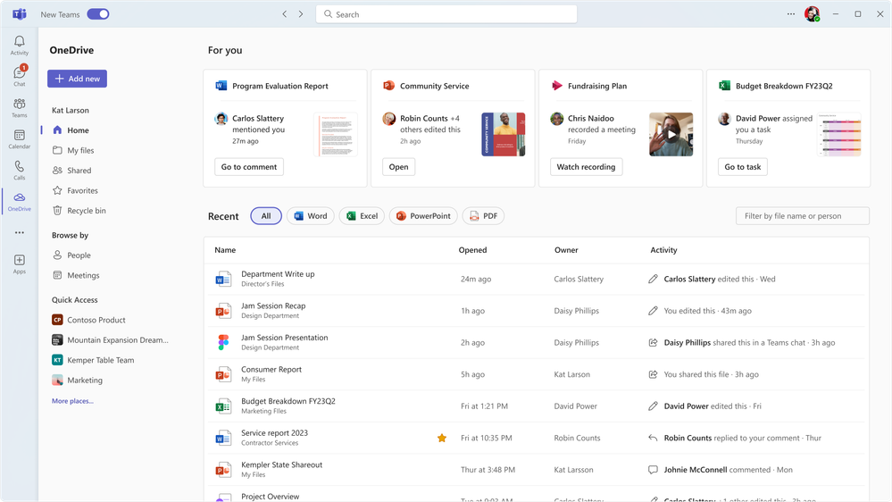 Microsoft OneDrive screenshot - 17 migliori alternative a Box nel 2026