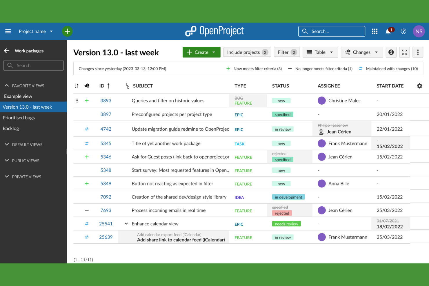 Open Project screenshot - 10 Software per la Gestione di Problemi e Progetti per il 2026