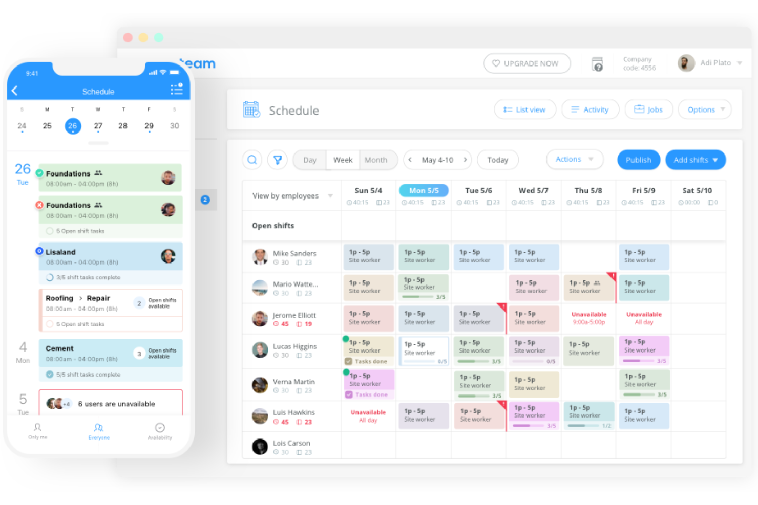 Connecteam screenshot - Le 10 migliori soluzioni software per la pianificazione dei servizi professionali recensite nel 2026