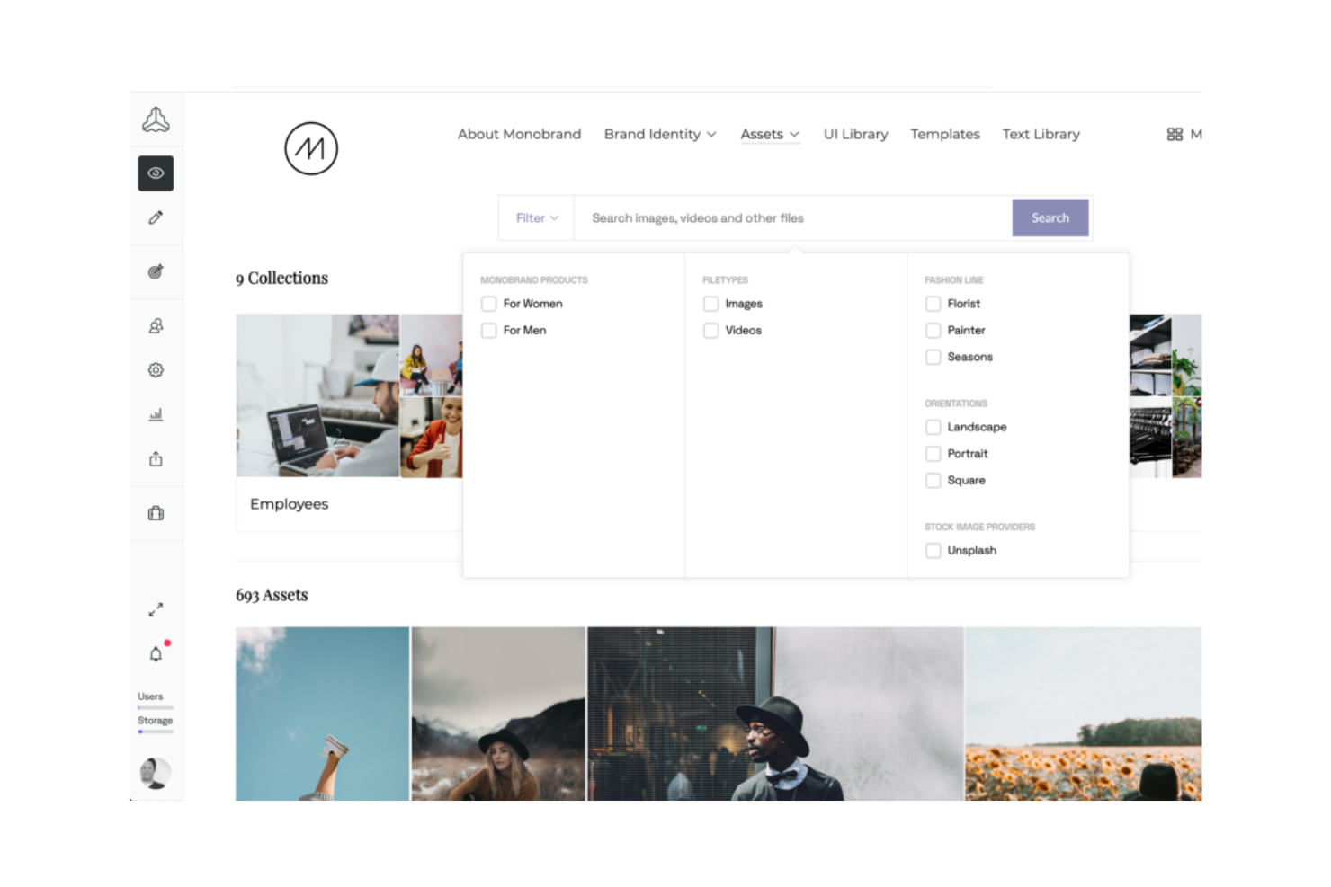 Frontify screenshot - 10 migliori strumenti DAM basati sull’IA recensiti nel 2026