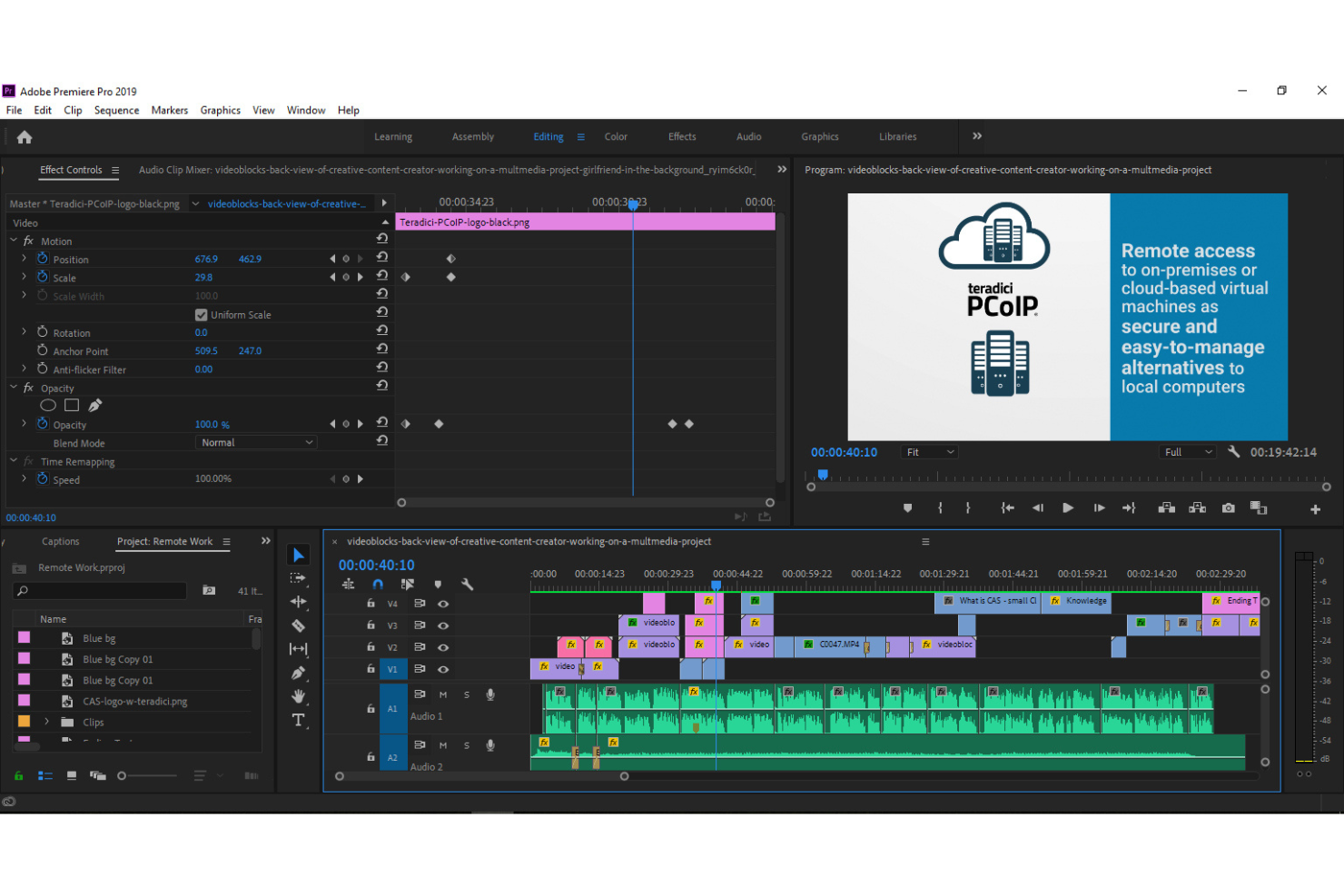 Adobe Premiere Pro screenshot - Le 10 migliori soluzioni di collaborazione video recensite nel 2026