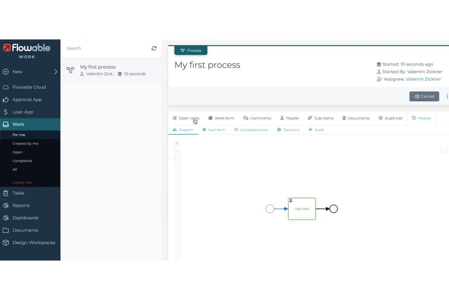 Flowable screenshot - 12 Migliori Alternative a Moxo nel 2026