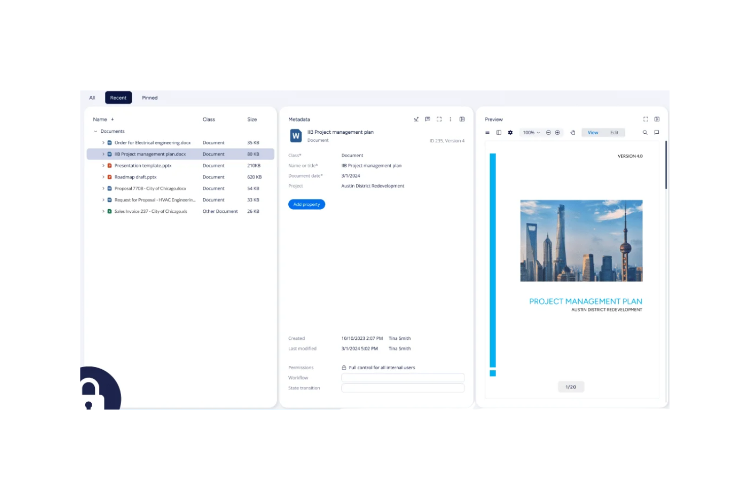 M-Files screenshot - I 10 migliori software di gestione dei documenti basati sull’IA recensiti nel 2026