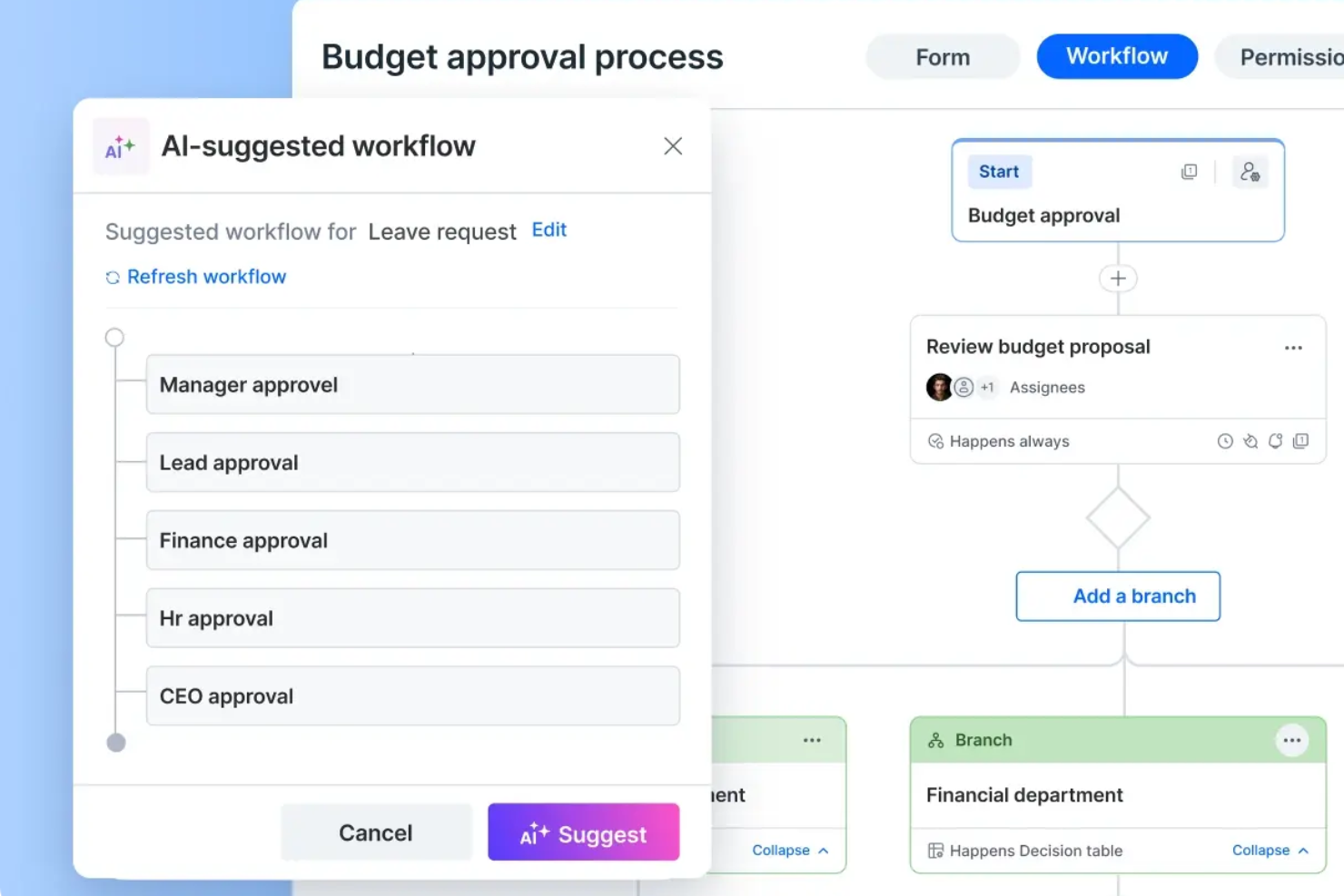 Kissflow screenshot - Le 10 Migliori Soluzioni per l’Automazione dei Flussi di Lavoro con l’IA Recensite nel 2026