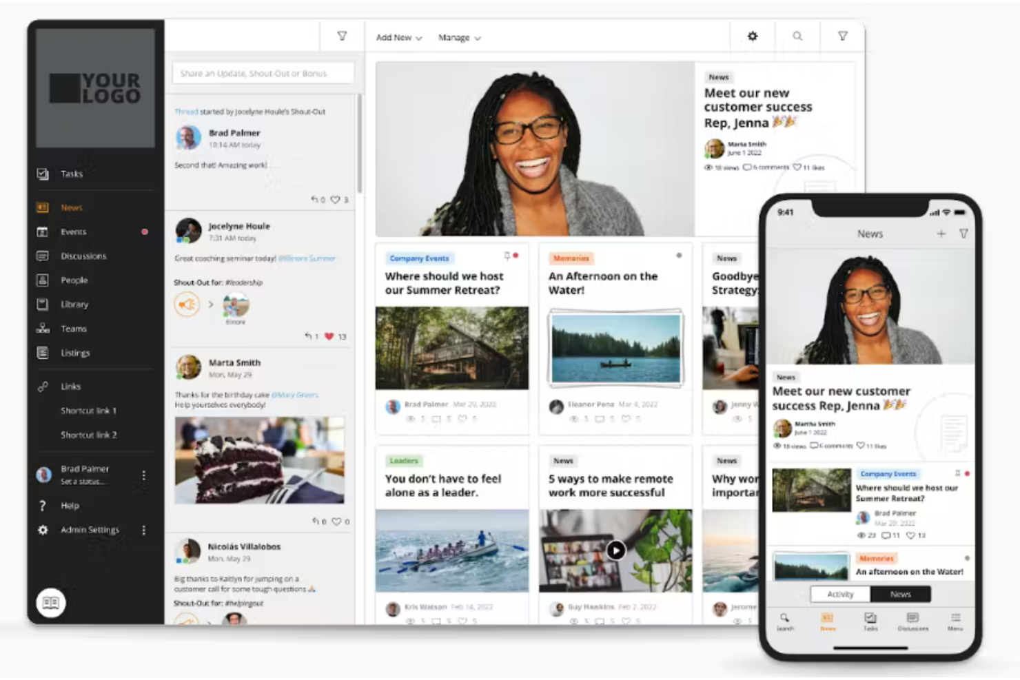 Jostle screenshot - 10 Migliori Strumenti di Collaborazione IT Recensiti per il 2026