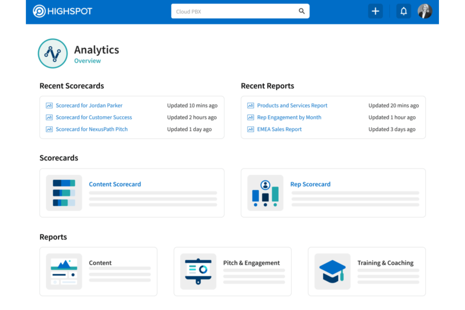 Highspot screenshot - Le 10 Migliori Soluzioni per la Collaborazione nelle Vendite Recensite nel 2026