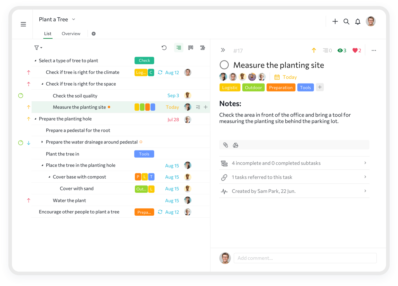 Quire screenshot - Le 20 Migliori Soluzioni Software per la Gestione delle Risorse Umane Valutate nel 2026
